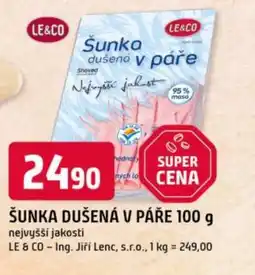 Trefa Šunka dušená v páře nabídka
