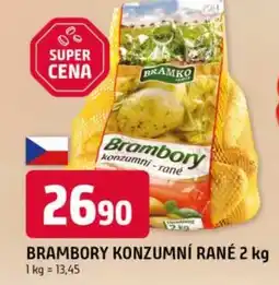 Trefa Brambory konzumní rané nabídka