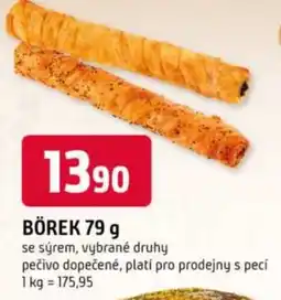 Trefa Börek nabídka