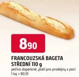 Trefa Francouzská bageta střední nabídka