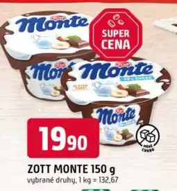 Trefa ZOTT Monte nabídka