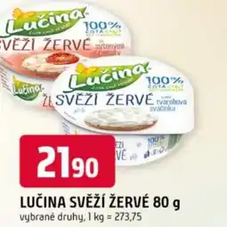 Trefa Lučina svěží žervé nabídka