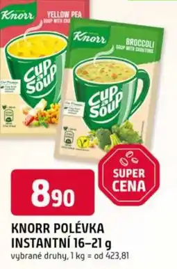 Trefa Knorr polévka instantní nabídka