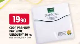 Trefa Coop premium papírové ubrousky nabídka