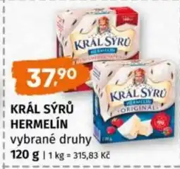 Trefa Král sýrů hermelín nabídka