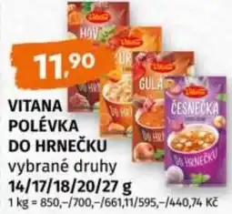 Trefa Vitana polévka do hrnečku nabídka