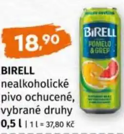 Trefa BIRELL nealkoholické pivo ochucené nabídka