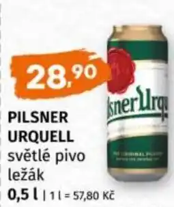 Trefa Pilsner urquell světlé pivo ležák nabídka