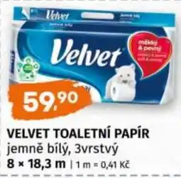 Trefa Velvet toaletní papír nabídka