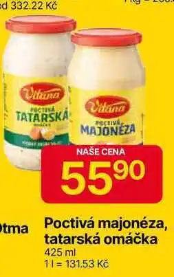 Hruška Vitana Poctivá tatarská omáčka 425ml nabídka