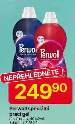 Hruška Perwoll speciální prací gel různé druhy, 40 dávek nabídka