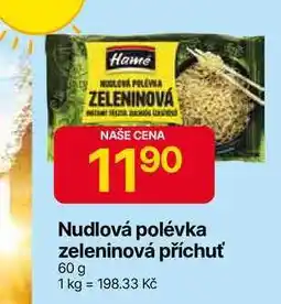 Hruška Hamé Nudlová polévka zeleninová příchuť 60 g nabídka