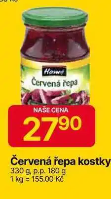 Hruška Hamé Červená řepa kostky 330 g, p.p. 180 g nabídka