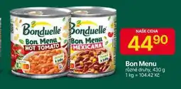 Hruška Bonduelle Bon Menu různé druhy, 430 g nabídka