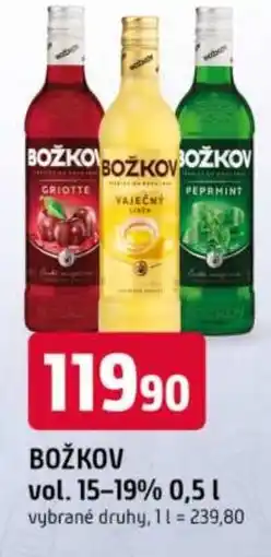 Trefa BOŽKOV vol. 15-19% nabídka