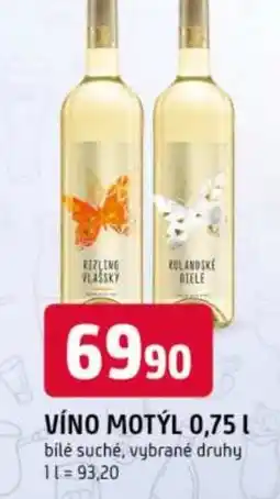 Trefa Víno motýl nabídka