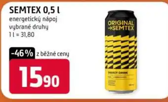 Trefa SEMTEX energetický nápoj nabídka