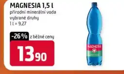 Trefa MAGNESIA přírodní minerální voda nabídka