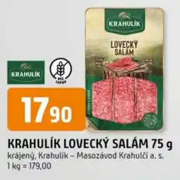 Trefa Krahulík lovecký salám nabídka