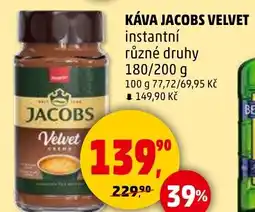 Penny Market Káva jacobs velvet instantní nabídka