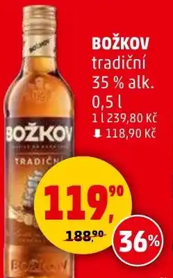 Penny Market BOŽKOV tradiční 35% alk. nabídka