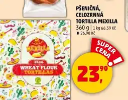 Penny Market Pšeničná, celozrnná tortilla mexilla nabídka
