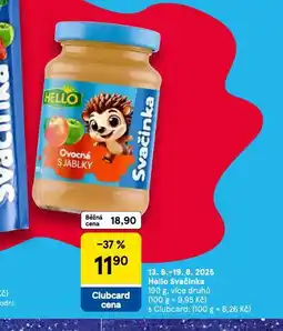 Tesco Hello svačinka nabídka