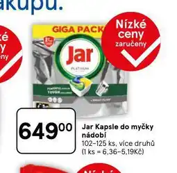 Tesco Jar kapsle do myčky nabídka