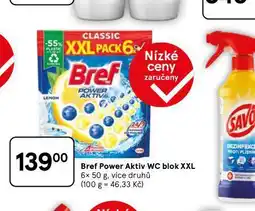 Tesco Bref power aktiv wc blok xxl nabídka
