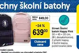 Tesco Školní batoh nabídka