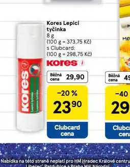 Tesco Kores lepicí tyčinka nabídka