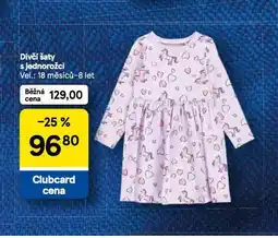 Tesco Dívčí šaty s nosorožci nabídka