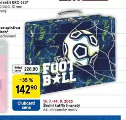 Tesco Školní kufřík hranatý nabídka