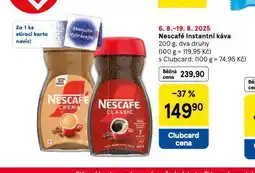 Tesco Nescafé instantní káva nabídka