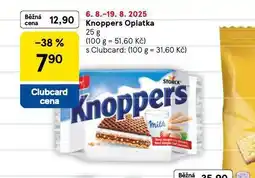 Tesco Knoppers oplatka nabídka