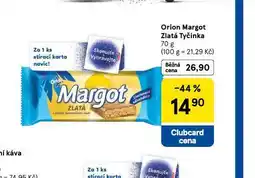 Tesco Orion margot zlatá tyčinka nabídka