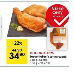 Tesco Kuřecí stehna uzená nabídka