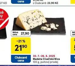 Tesco Madeta císařská niva nabídka