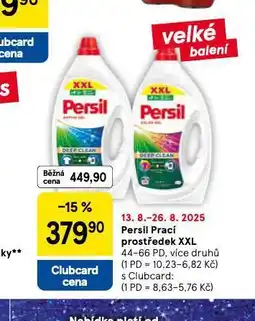 Tesco Persil prací prostředek xxl nabídka