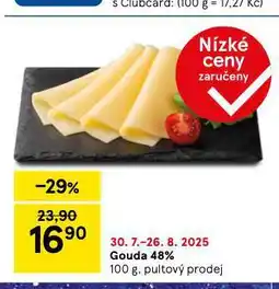 Tesco Gouda 48% nabídka