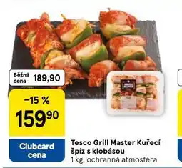 Tesco Kuřecí špíz s klobásou nabídka