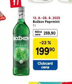 Tesco Božkov peprmint nabídka