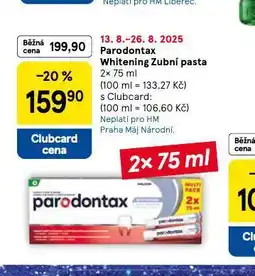 Tesco Parodontax zubní pasta nabídka