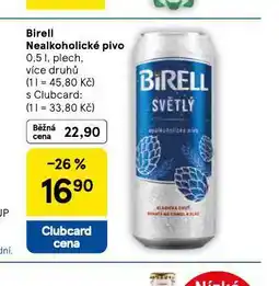 Tesco Birell nabídka