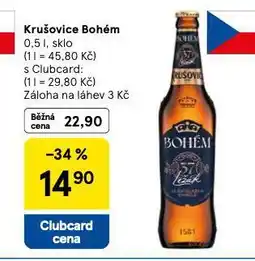 Tesco Krušovice bohém nabídka