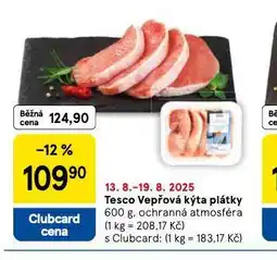 Tesco Vepřová kýta plátky nabídka