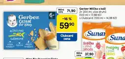 Tesco Gerer mlíčko s kaší nabídka
