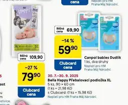 Tesco Bella happy přebalovací podložka xl nabídka