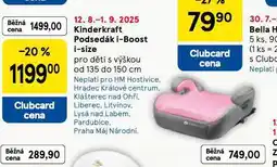 Tesco Kinderkraft podsedák i-boost i-size nabídka