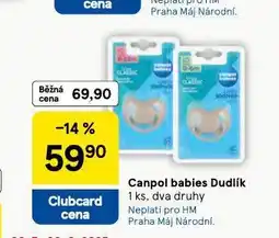 Tesco Canpol babies dudlík nabídka